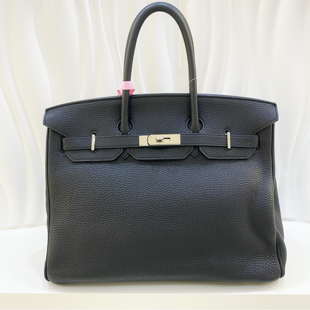 Hermes Birkin 35 Togo Leather 2010 Handbag Black